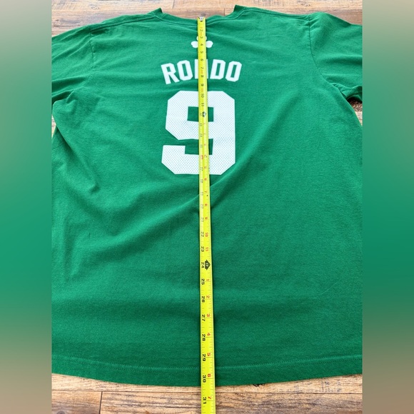 Adidas Men’s Boston Celtics Rondo #9, Green T-Shirt, NBA Logo, Size 2XL - Picture 5 of 7